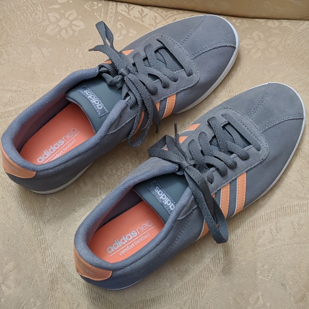 Women's 11 Adidas Neo Gray / Orange
